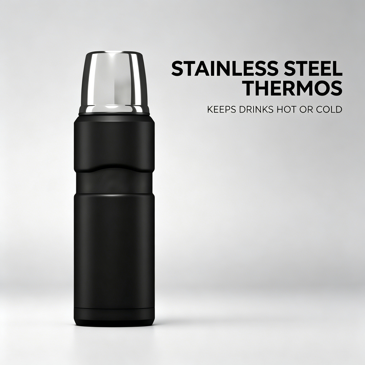 470ml Stainless Steel Vacuum Insulated Flask FREE with 2-Chair Set