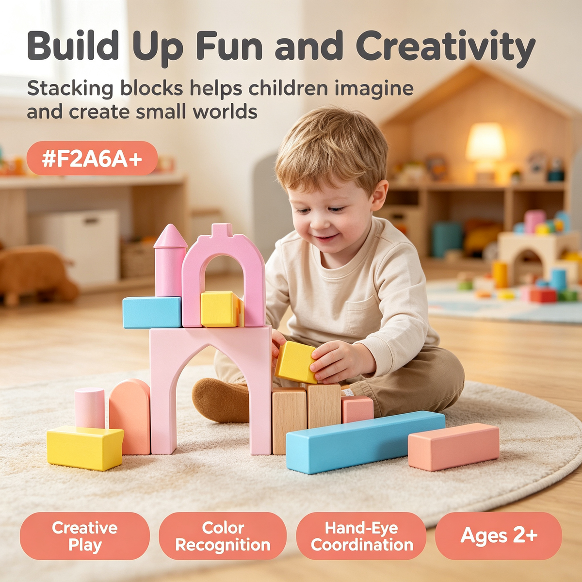 Wooden Castle Block Set