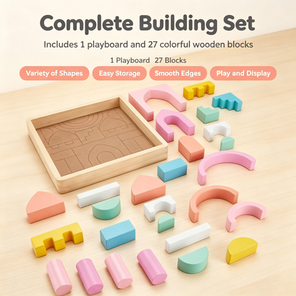 Wooden Castle Block Set