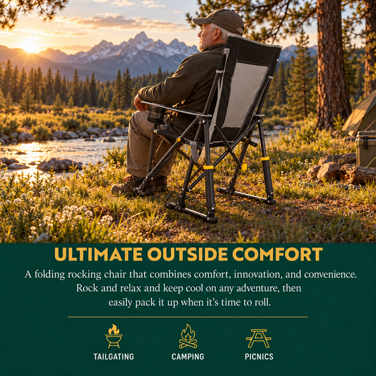 The Rock-Anywhere Auto-Shock Rocker – 2 Chair Set